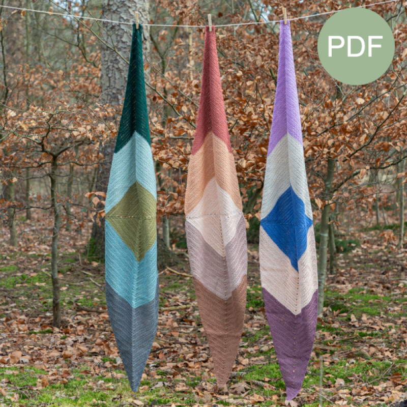 Origami Sjaal PDF Patroon